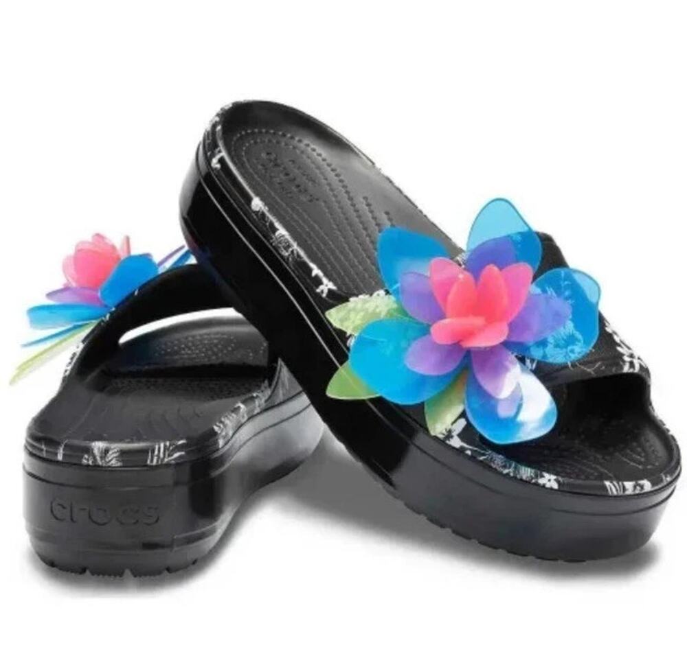 Crocs Cb Platform Hypertropic Slide Women’s Size 10 NWT Rare!